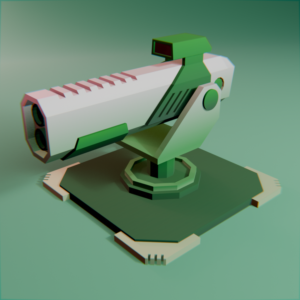 One turret · three palettes — 3